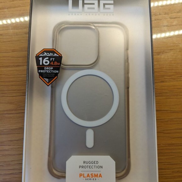 Apple iPhone 14 Pro Case - Urban Armor Gear (UAG) Clear with Wireless Charging - Picture 2 of 5